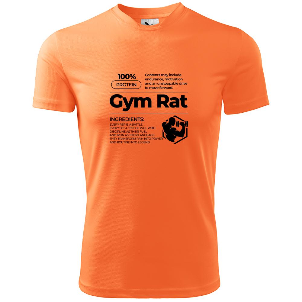 Gym Rat 2 koszulka men neon