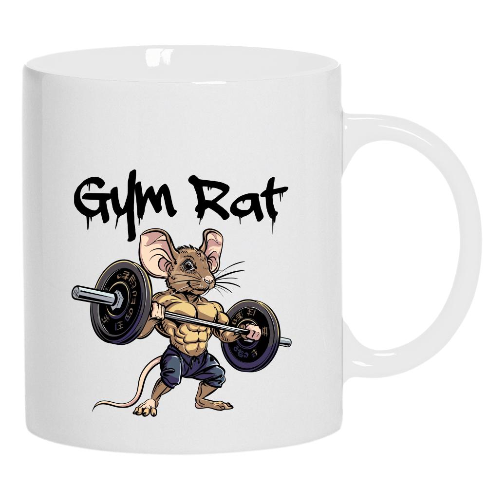 Gym Rat kubek ucho kolor kolor biały