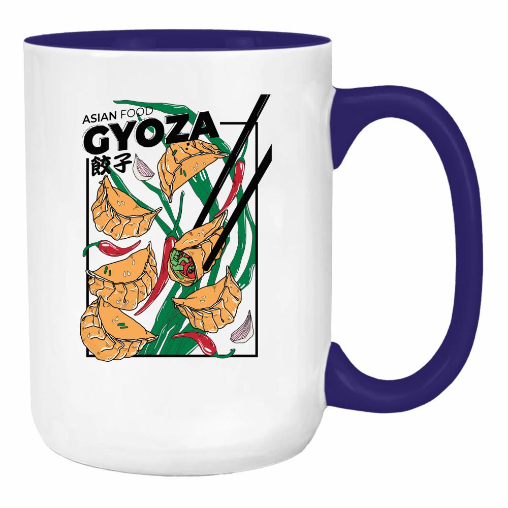 Gyoza duży kubek ucho kolor kolor navy