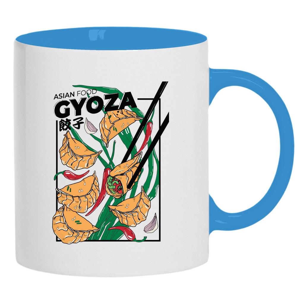 Gyoza kubek ucho kolor kolor jasnoniebieski
