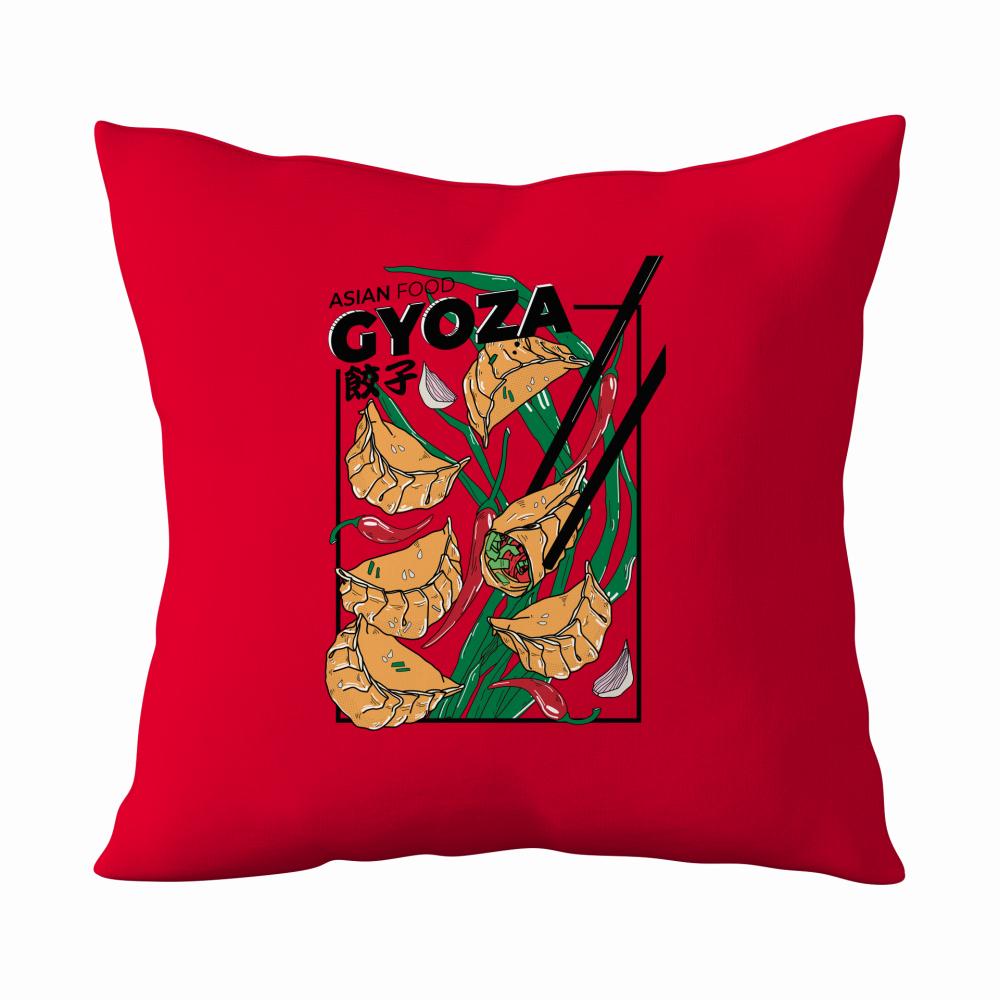 Gyoza poduszka kolor czerwony