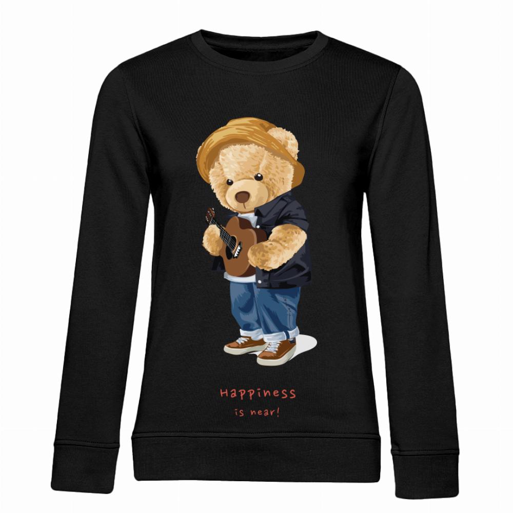 Happiness is near bluza damska bez kaptura