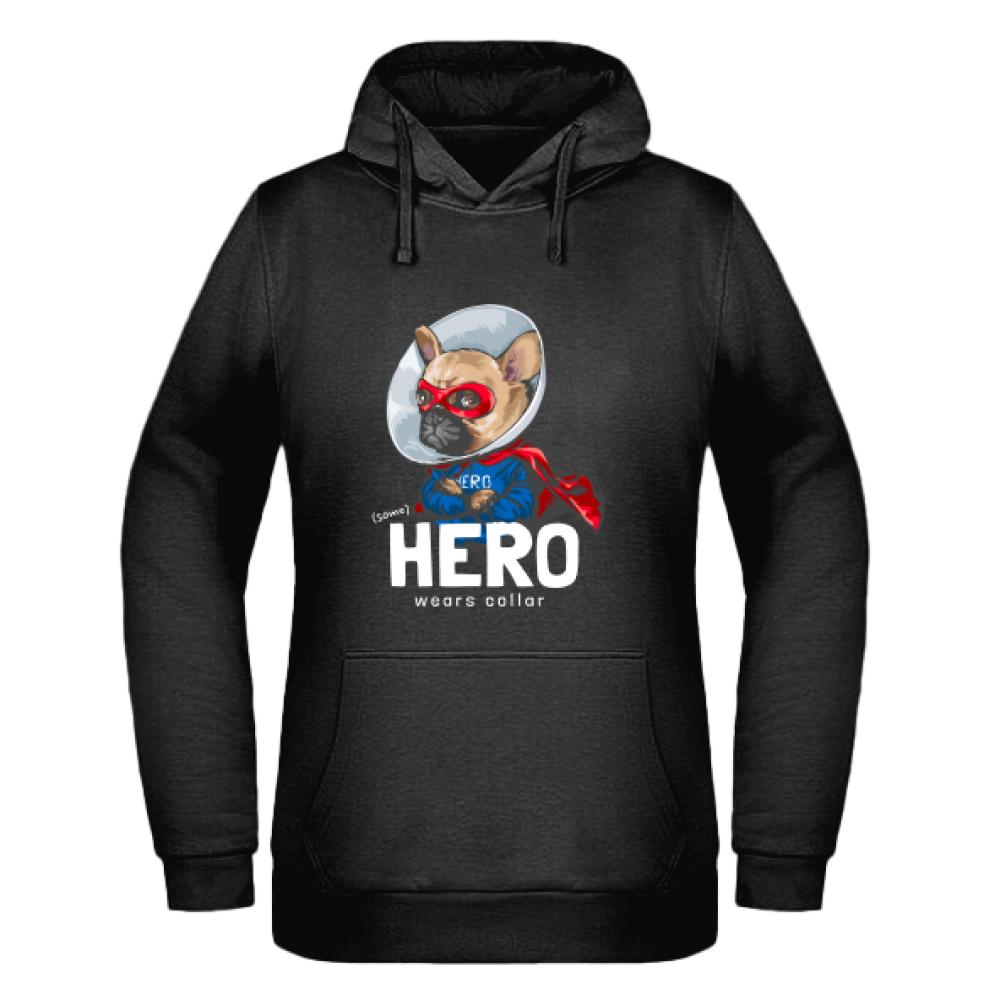 Hero Wears Collar bluza damska z kapturem