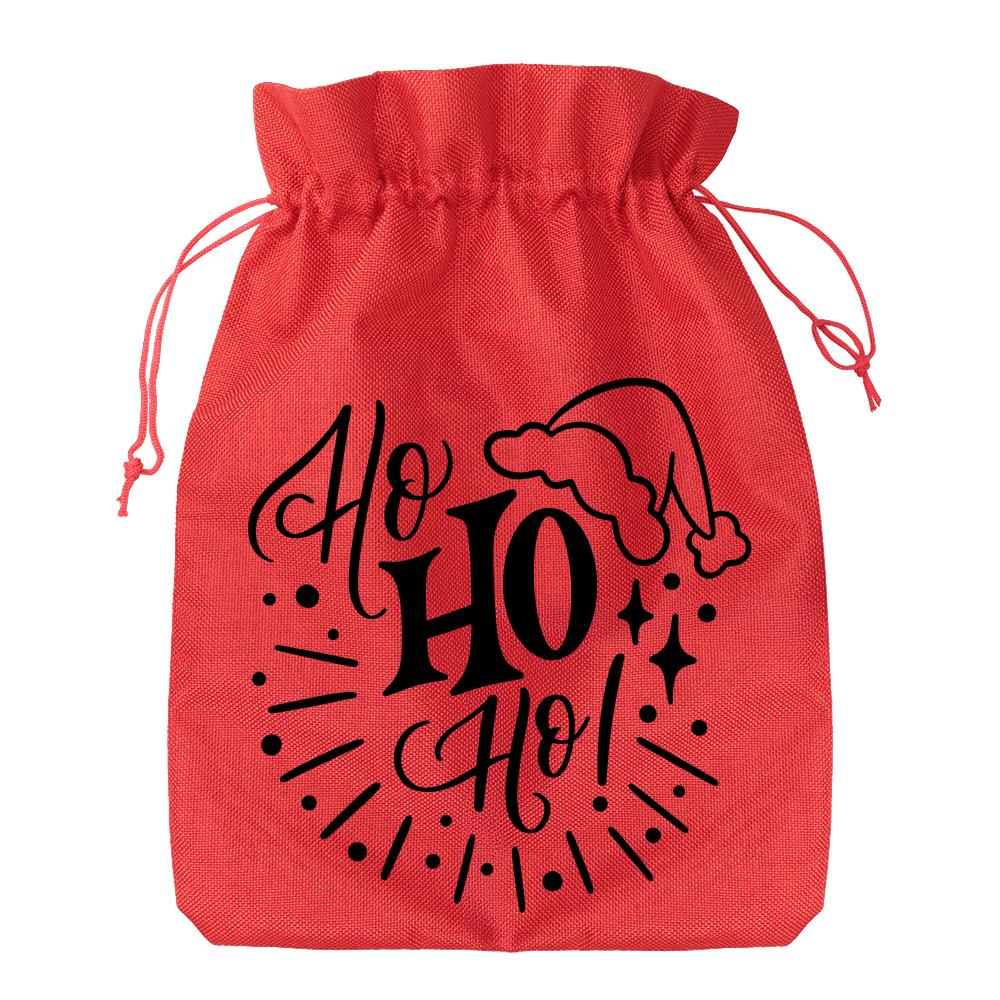 Ho Ho Ho Ho Ho Ho worek świąteczny kolor czerwony