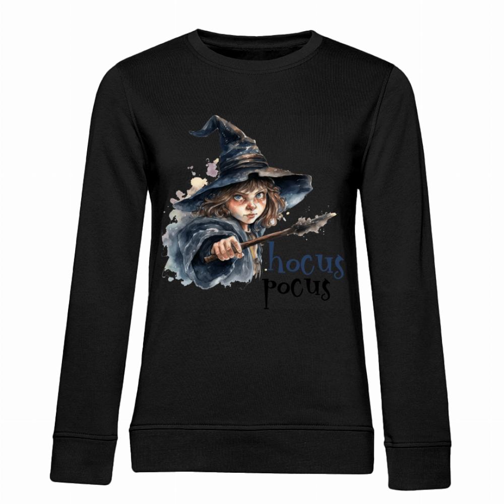 Hocus Pocus – niech zacznie się magia! bluza damska bez kaptura kolor zielony