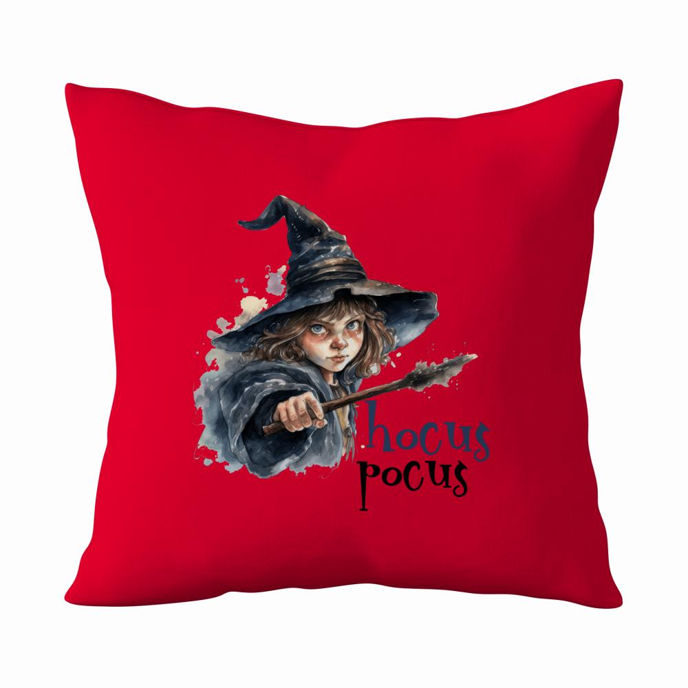 Hocus Pocus – niech zacznie się magia! poduszka kolor czerwony