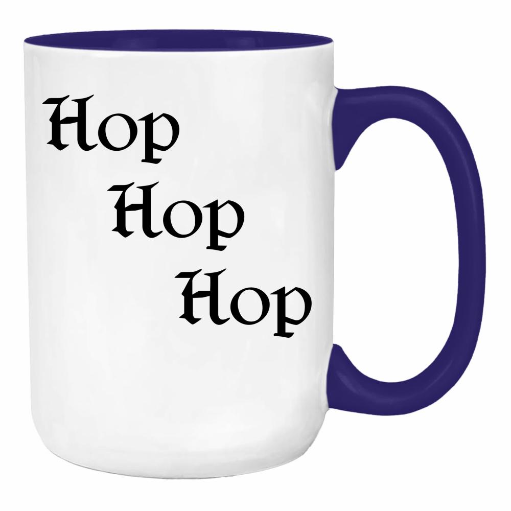 hop, hop, hop duży kubek ucho kolor kolor navy