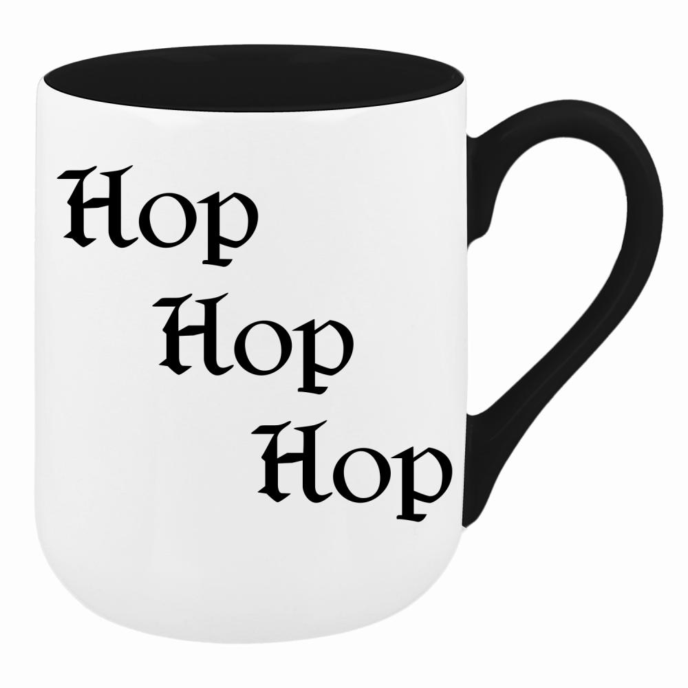 hop, hop, hop kubek coffee kolor różowawo-szary