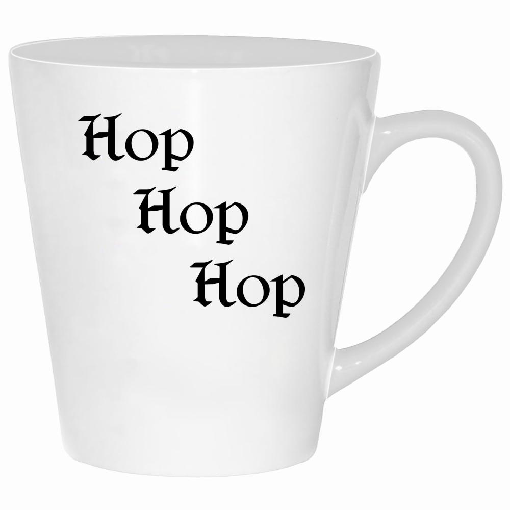 hop, hop, hop kubek latte kolor biały