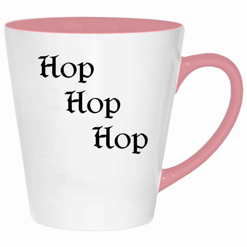hop, hop, hop kubek latte kolor pink