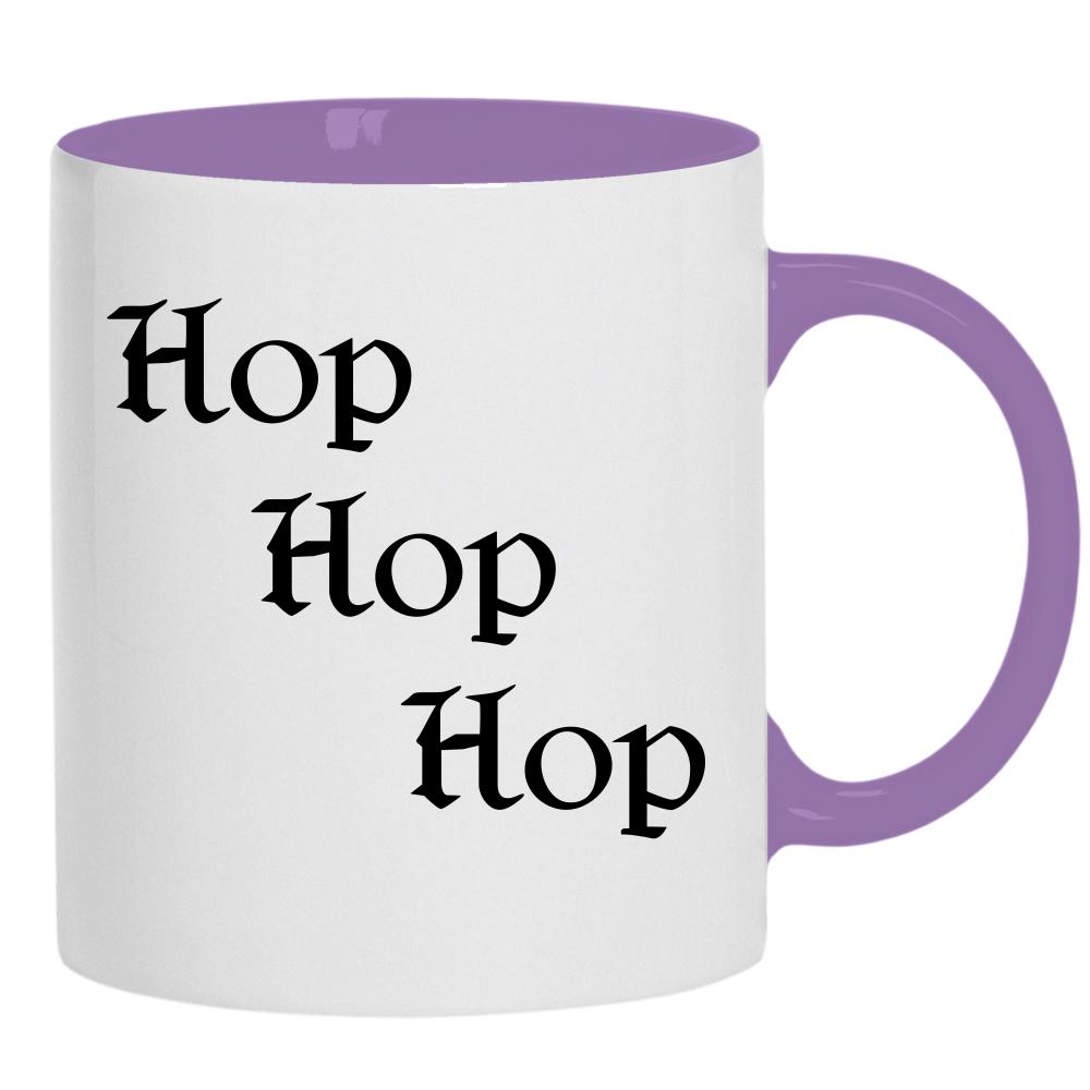 hop, hop, hop kubek ucho kolor kolor jasnofioletowy