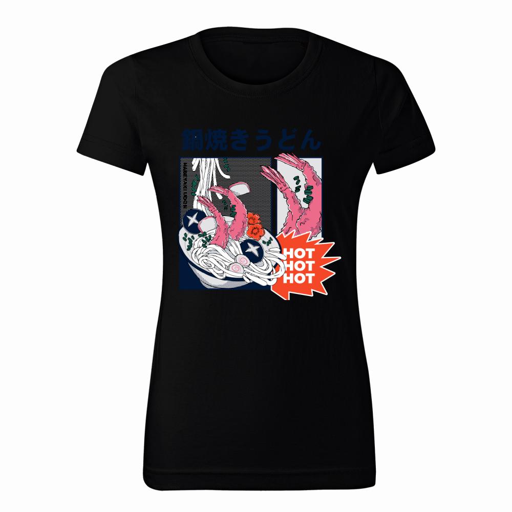 Hot Ramen koszulka damska kolor pink