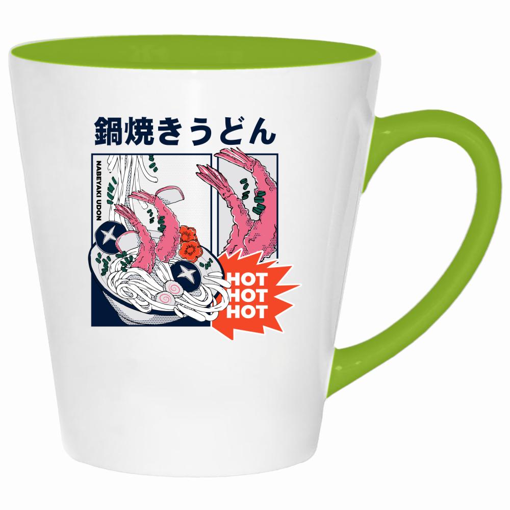 Hot Ramen kubek latte kolor limonka