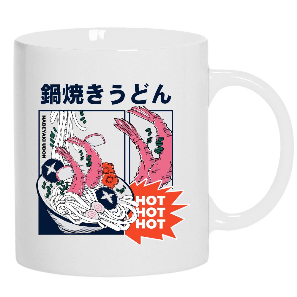 Hot Ramen kubek ucho kolor kolor biały