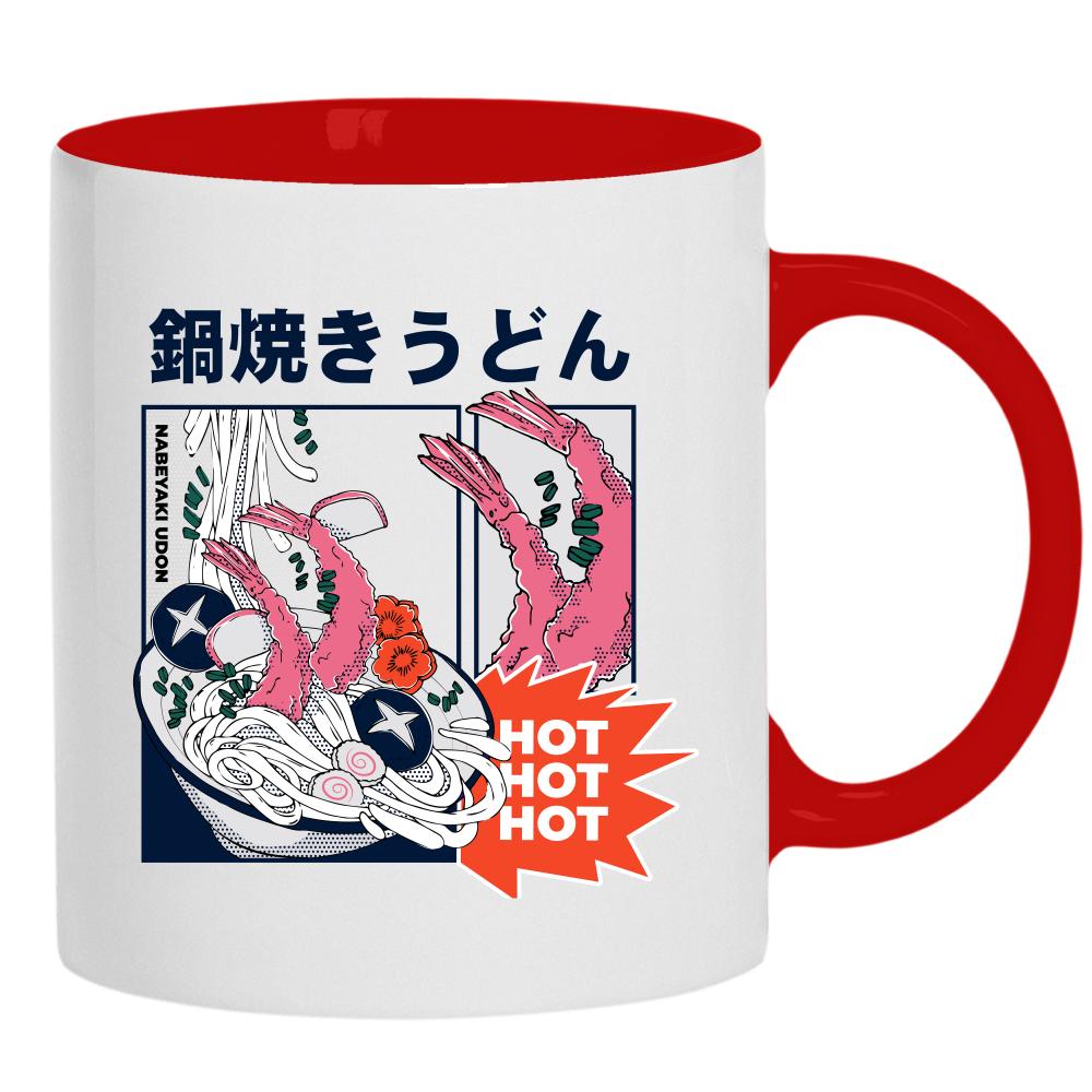 Hot Ramen kubek ucho kolor kolor żółty