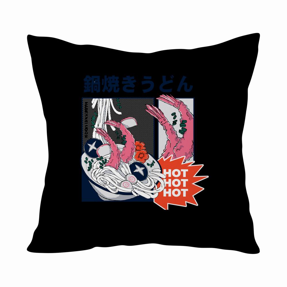 Hot Ramen poduszka kolor pink