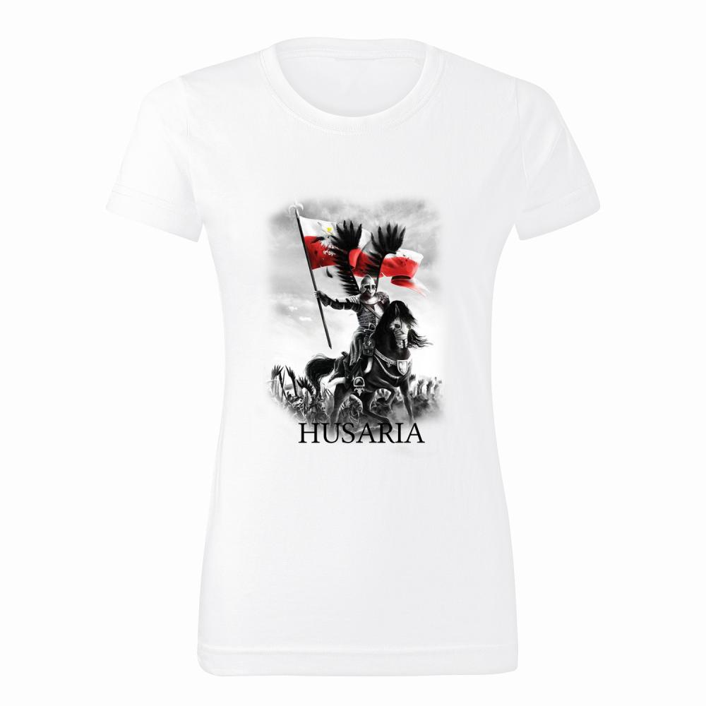 Husaria — elita polskiego oręża koszulka damska