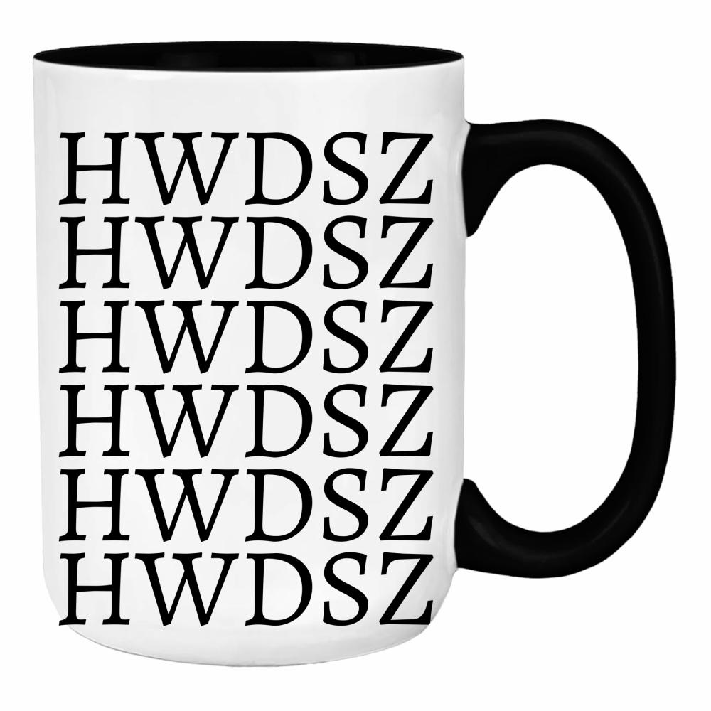 HWDSZ duży kubek ucho kolor kolor czerwony latte