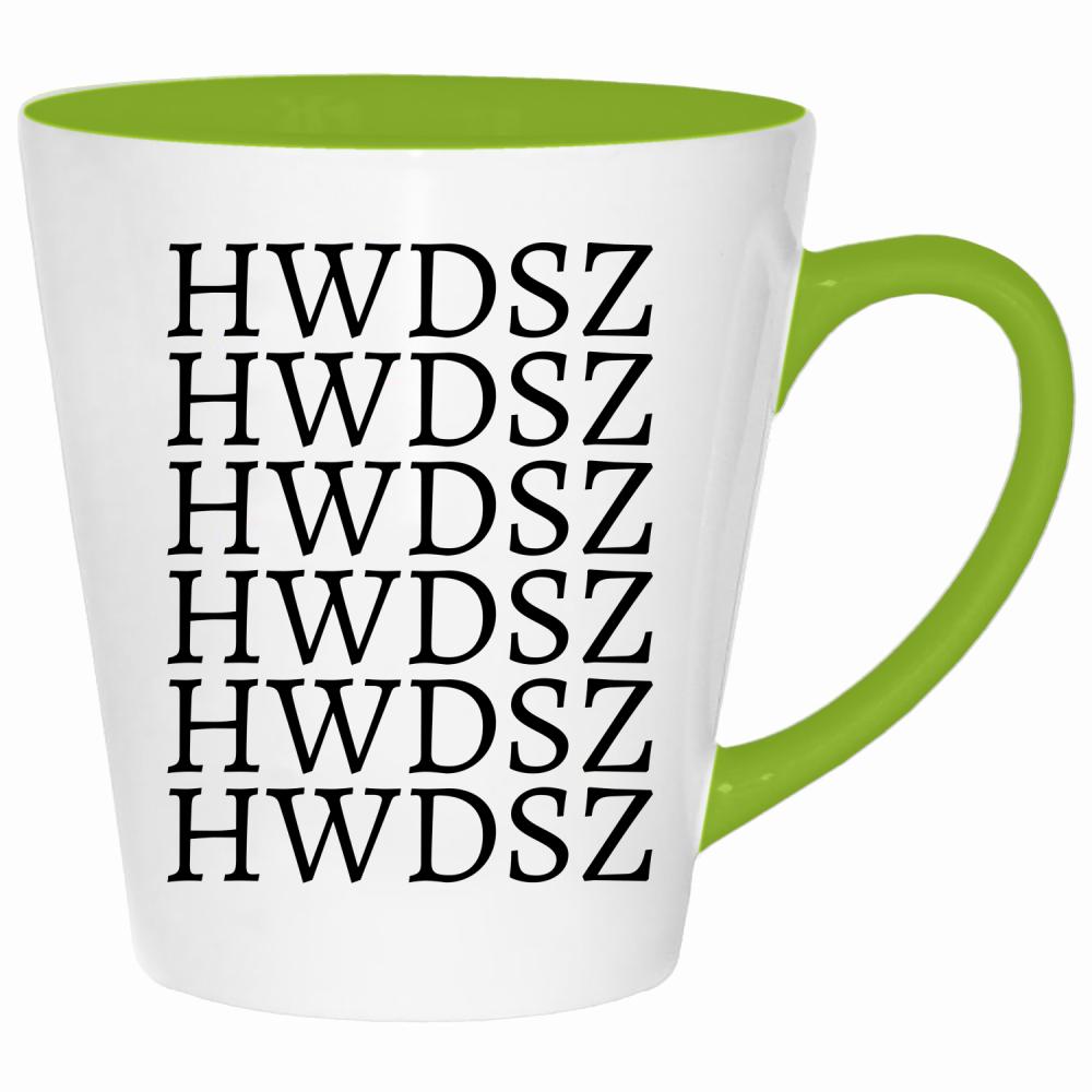 HWDSZ kubek latte kolor limonka