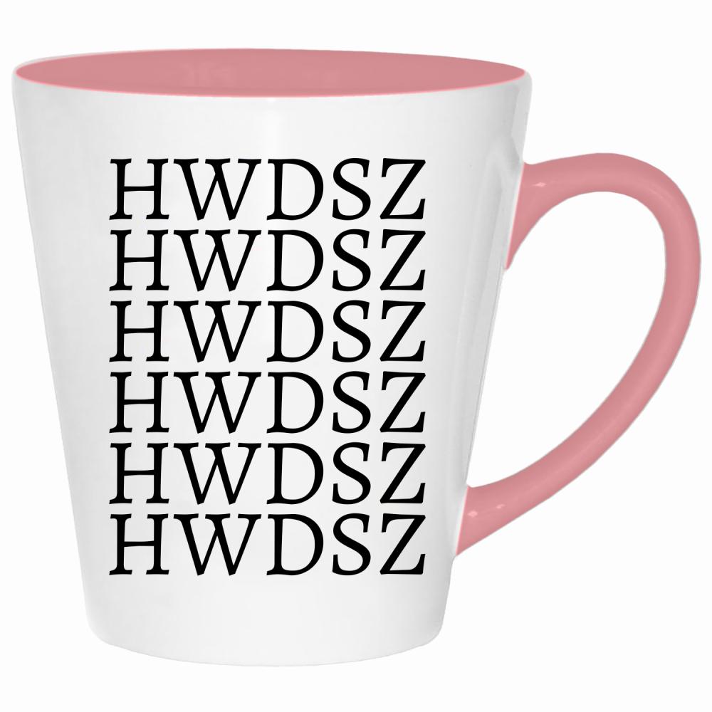 HWDSZ kubek latte kolor pink