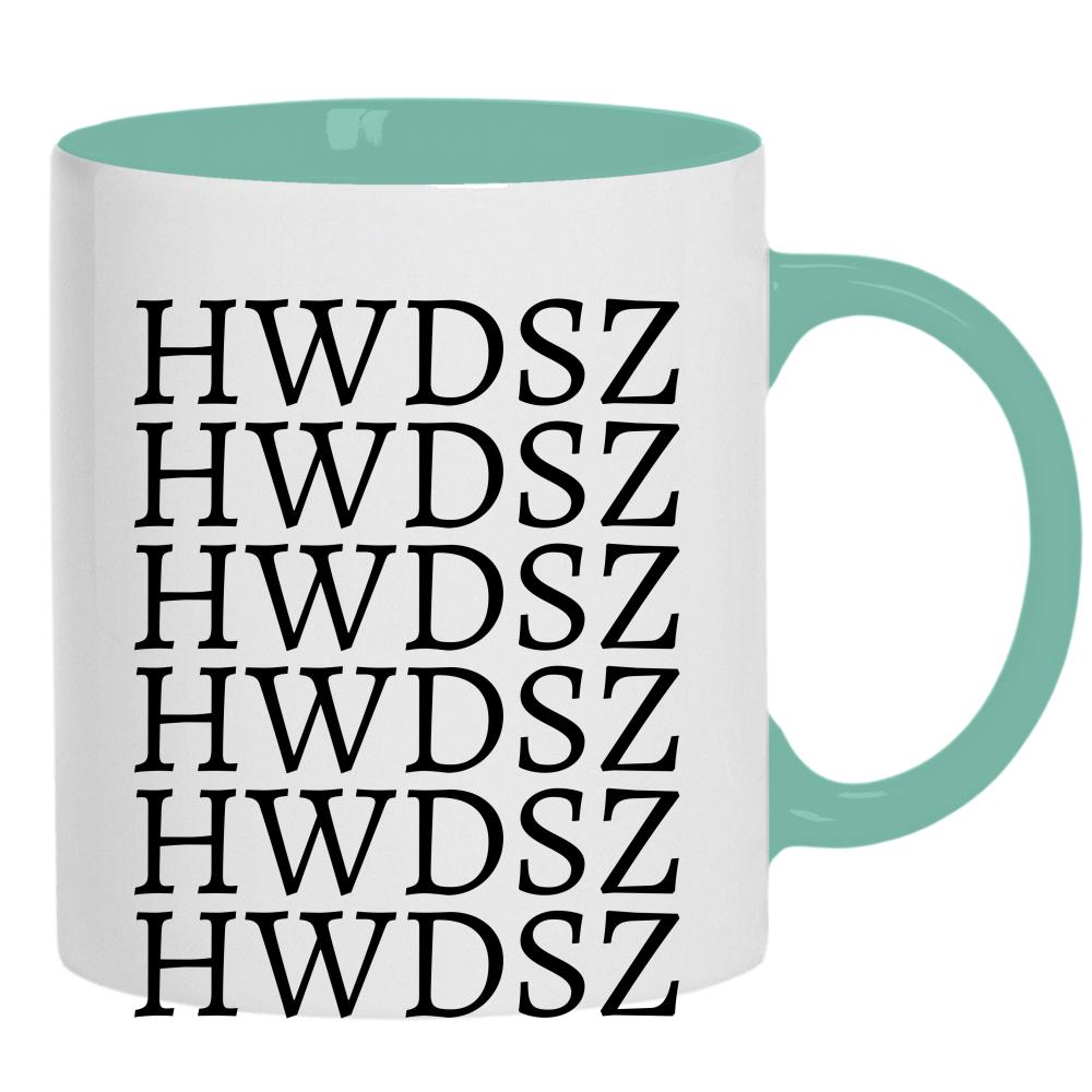 HWDSZ kubek ucho kolor kolor miętowo zielony
