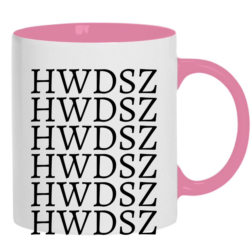 HWDSZ kubek ucho kolor kolor różowy