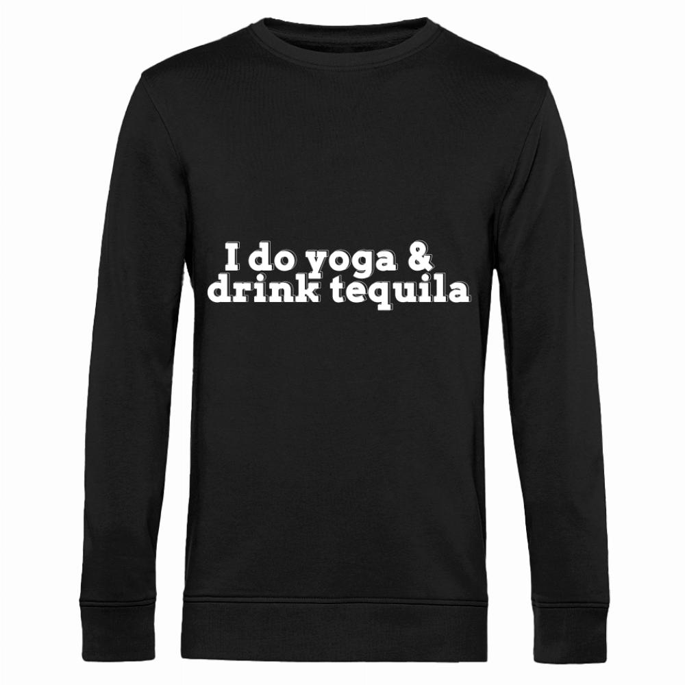 I DO YOGA & DRINK TEQUILA bluza męska bez kaptura