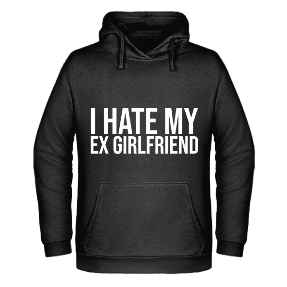 I hate my ex girlfriend 2 bluza męska z kapturem
