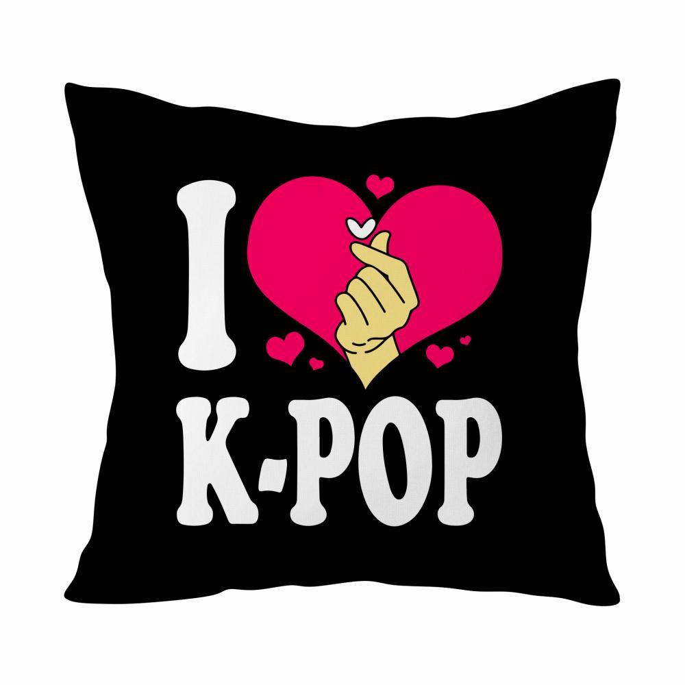 I Love K-pop poduszka