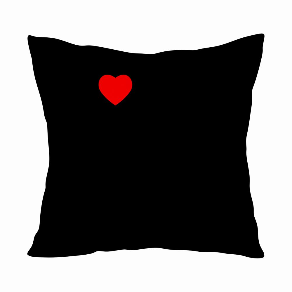 I Love My Boyfriend poduszka kolor zielony