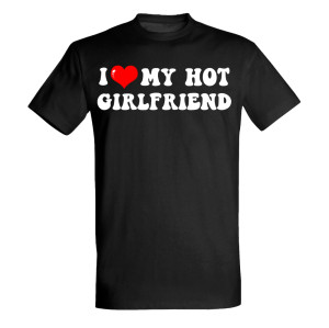 I love my girlfriend Czarne