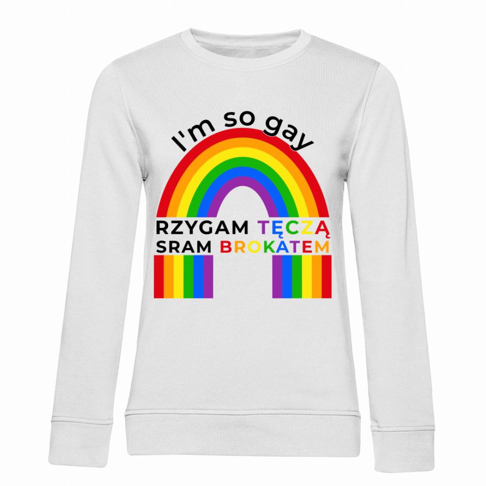 I’m so gay bluza damska bez kaptura