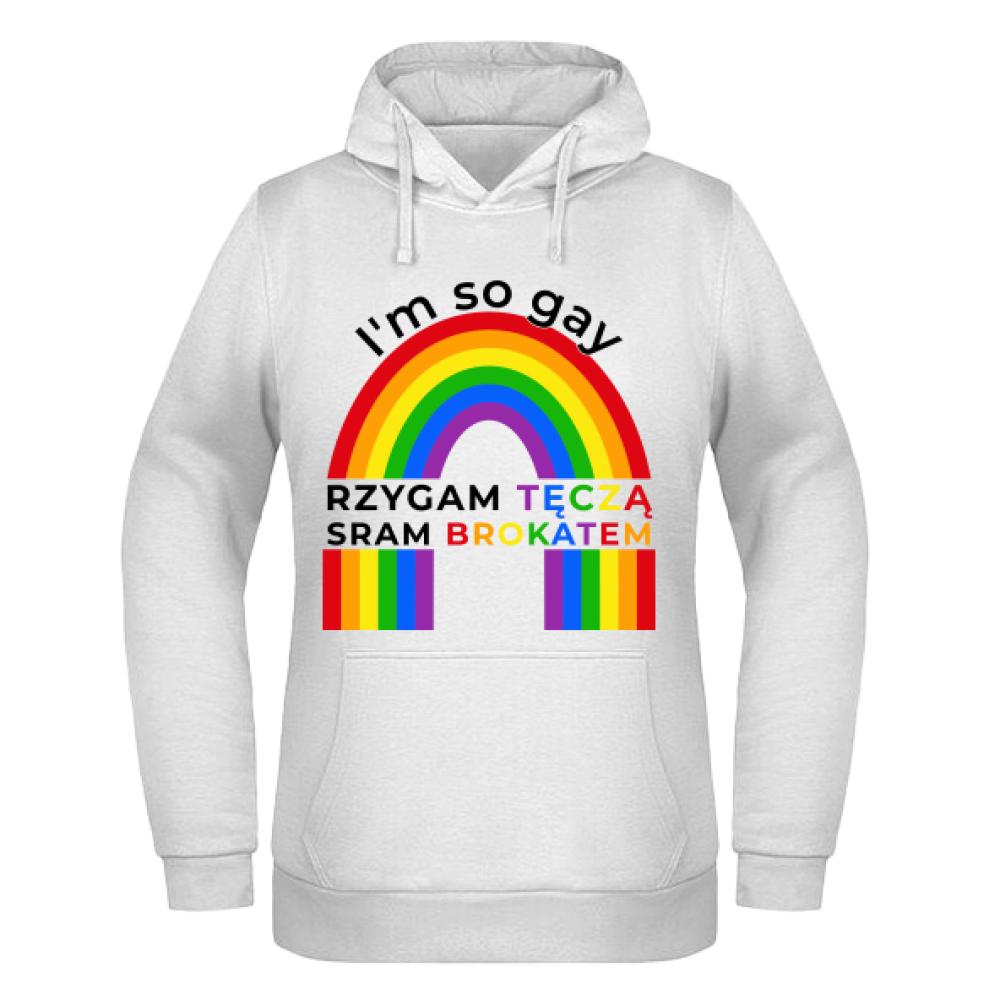 I’m so gay bluza damska z kapturem