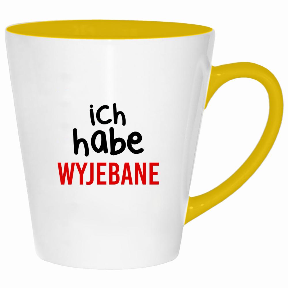 Ich habe wyjebane 2 kubek latte kolor żółtyy
