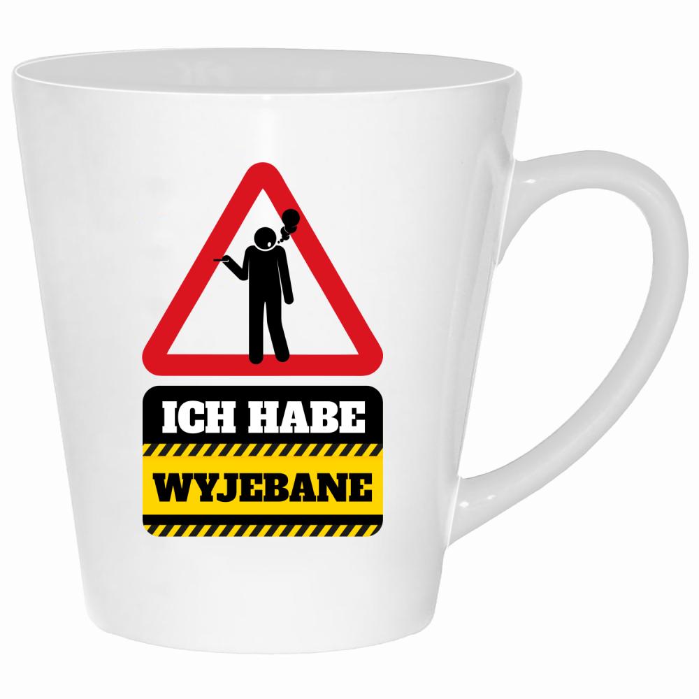 Ich habe wyjebane kubek latte