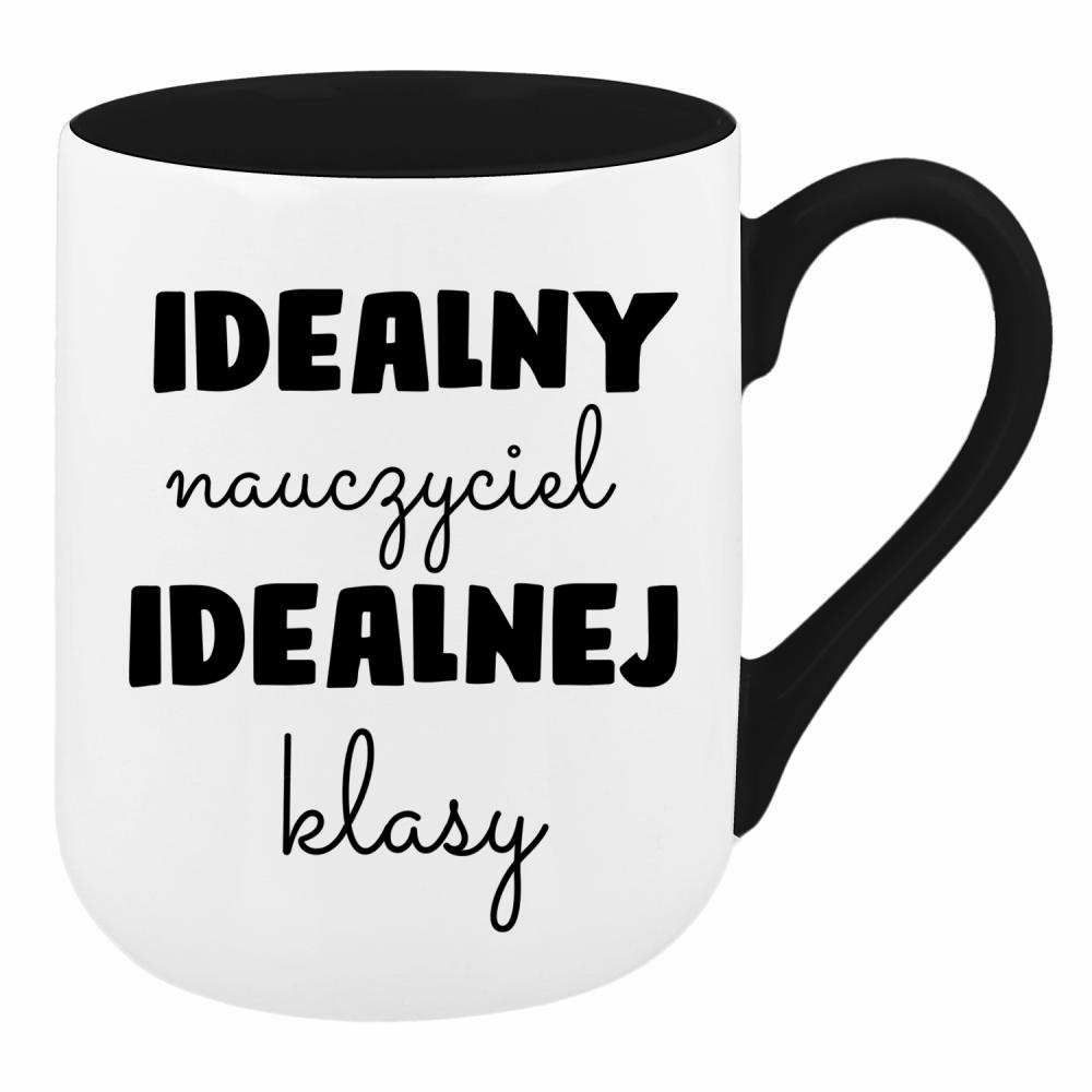 Idealny nauczyciel idealnej klasyy kubek coffee kolor navy