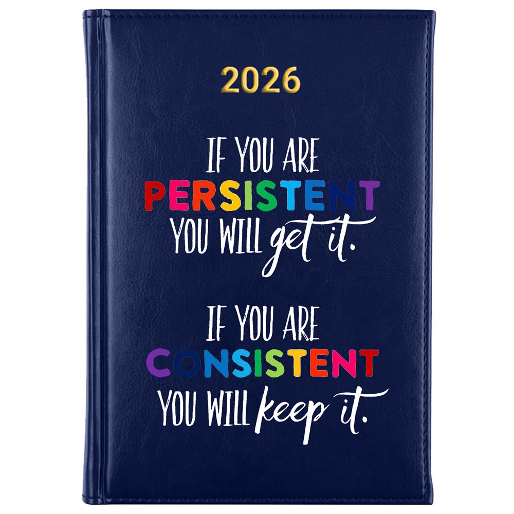 If you are persistent you will get it kalendarz książkowy a5 2026 kolor granatowy