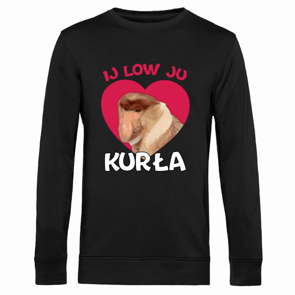 Ij low ju kurła bluza męska bez kaptura