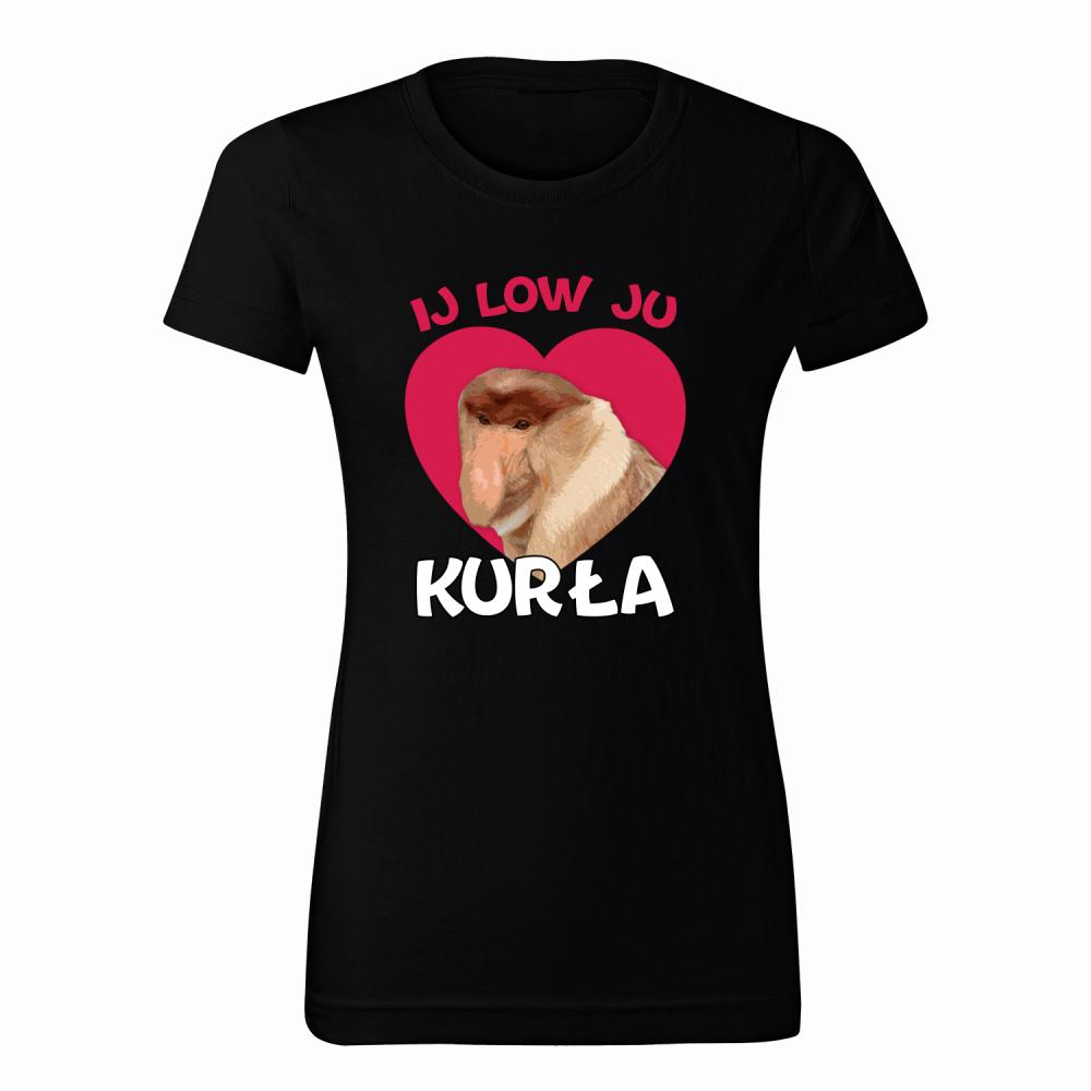 Ij low ju kurła koszulka damska