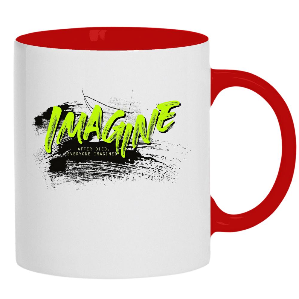 Imagine After Died, Everyone Imagined kubek ucho kolor