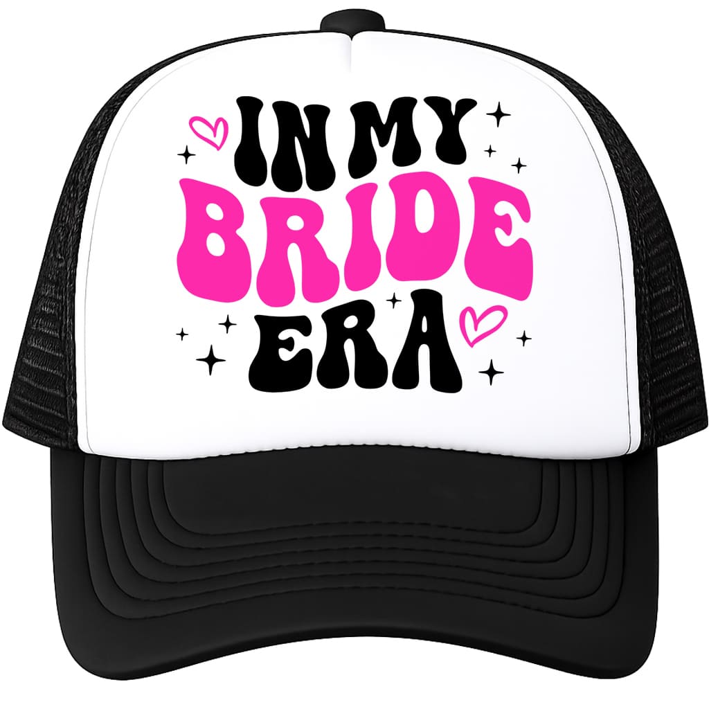 IN MY BRIDE ERA czapka z daszkiem kolor czarny