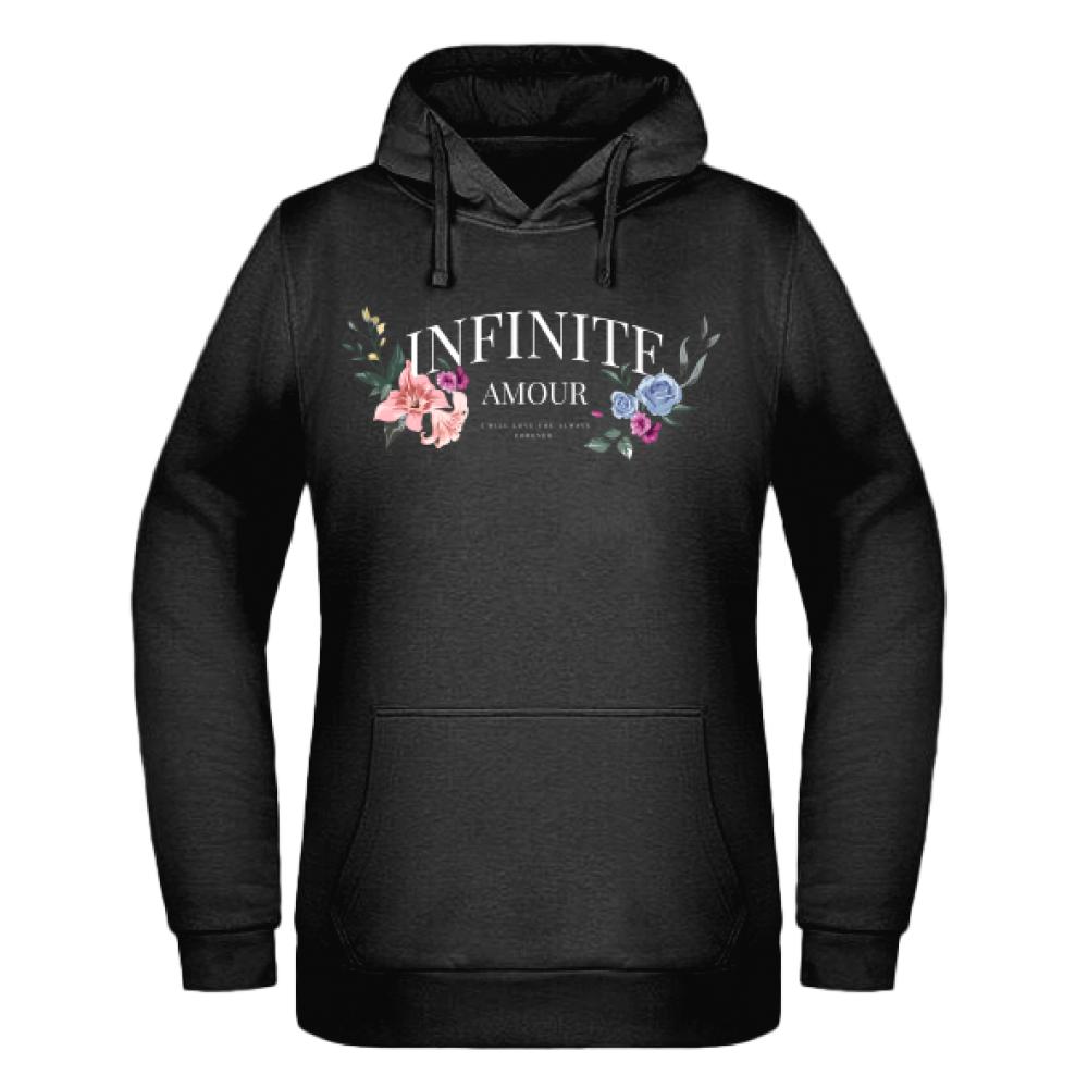 Infinite amour bluza damska z kapturem