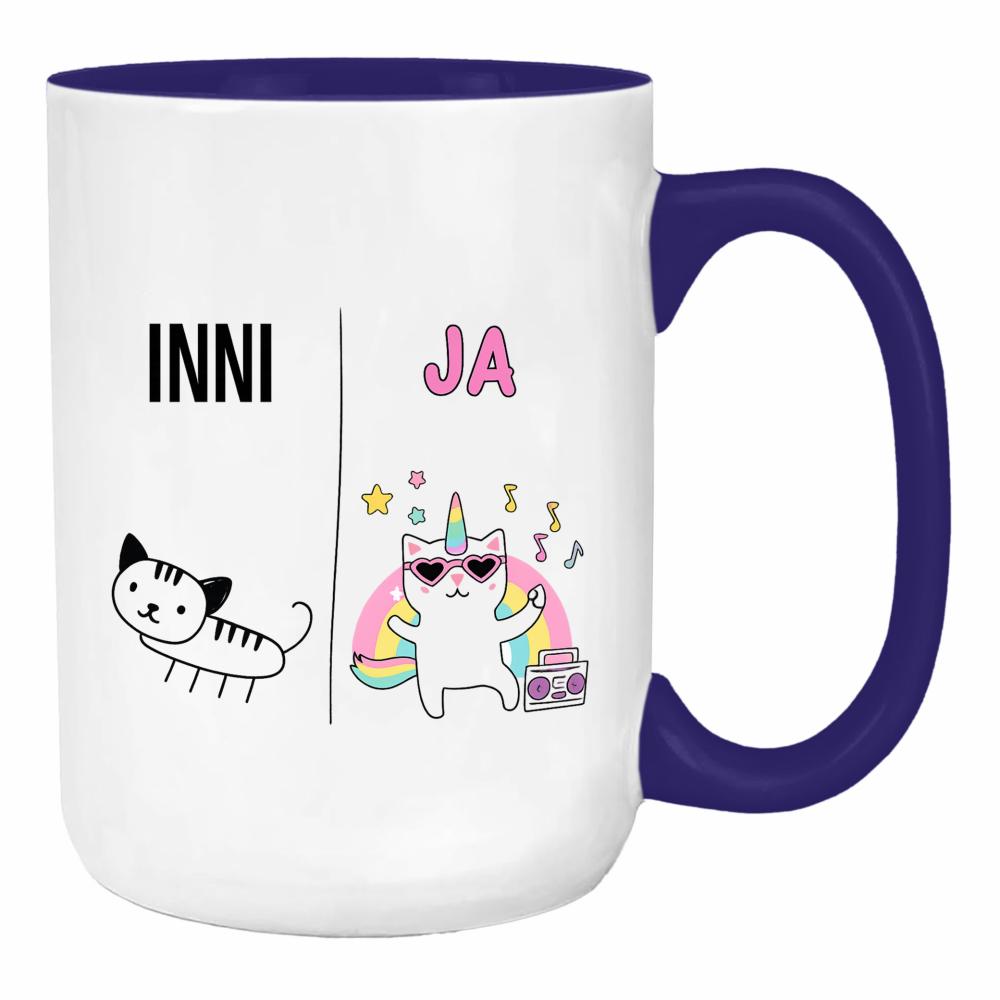 Inni są nudni, a ja jestem czadowa duży kubek ucho kolor kolor navy