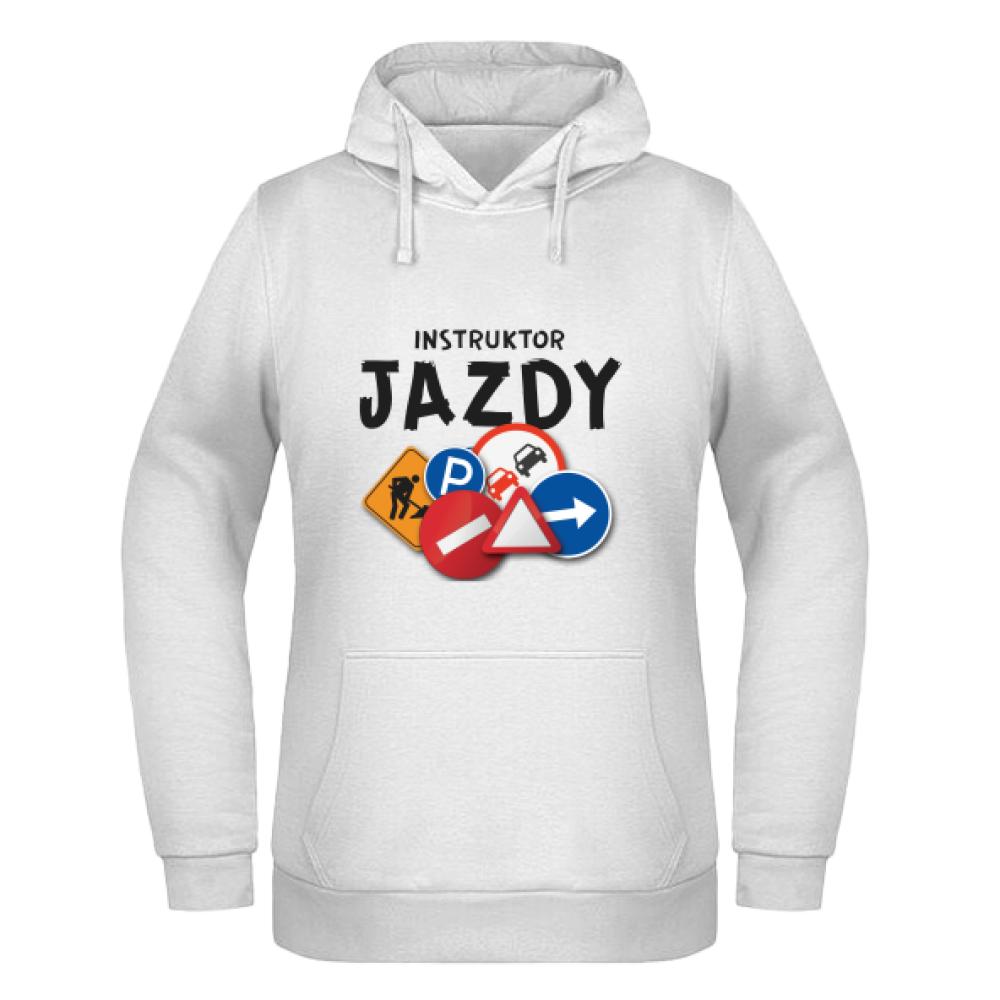 Instruktor Jazdy bluza damska z kapturem