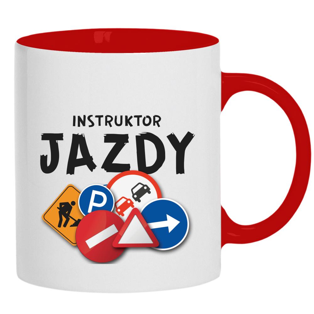 Instruktor Jazdy kubek ucho kolor