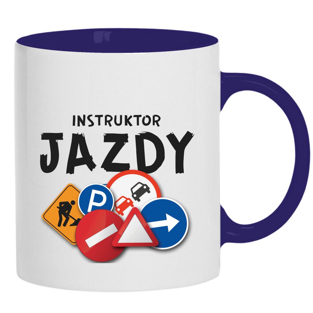 Instruktor Jazdy kubek ucho kolor kolor navy