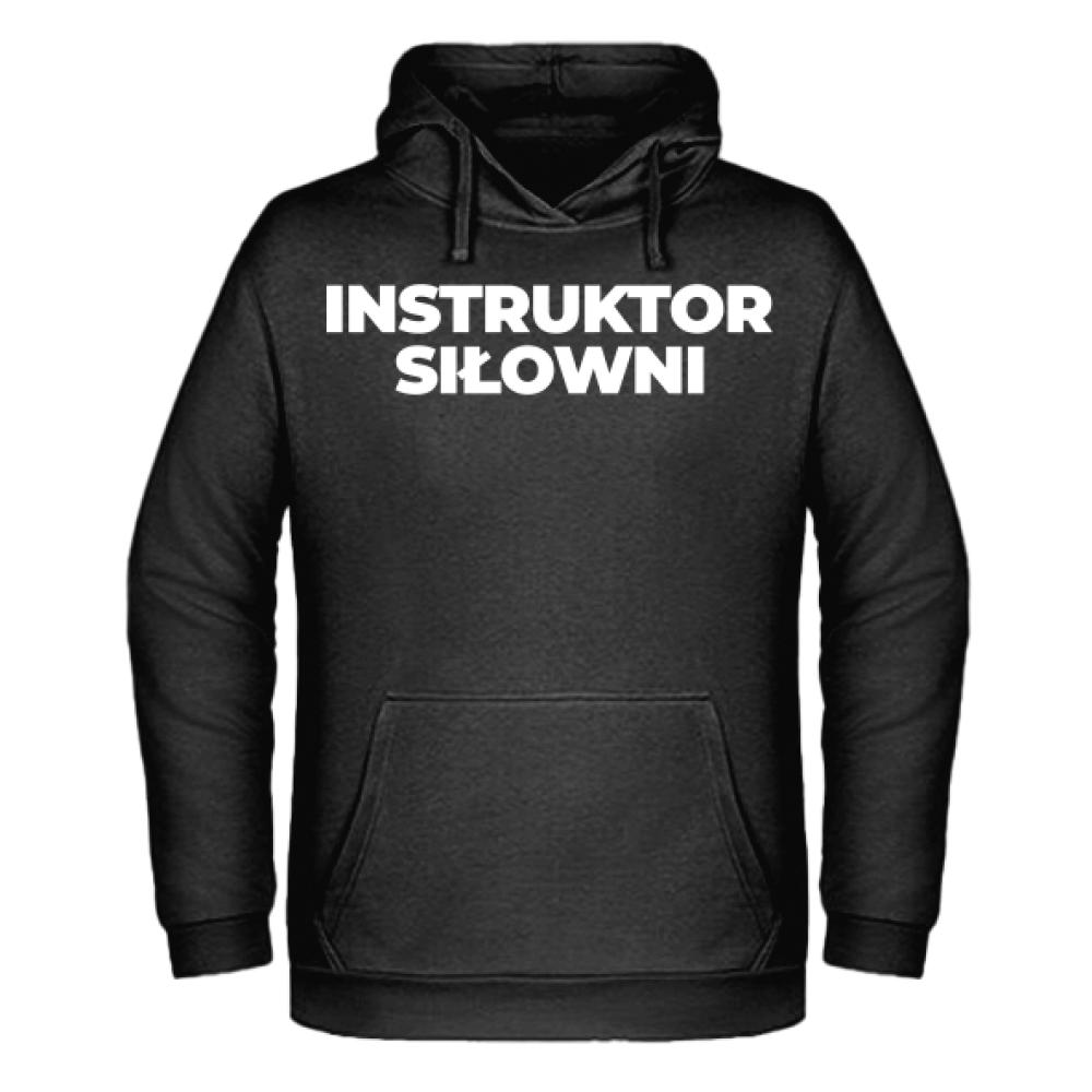 Instruktor siłowni 2 bluza męska z kapturem