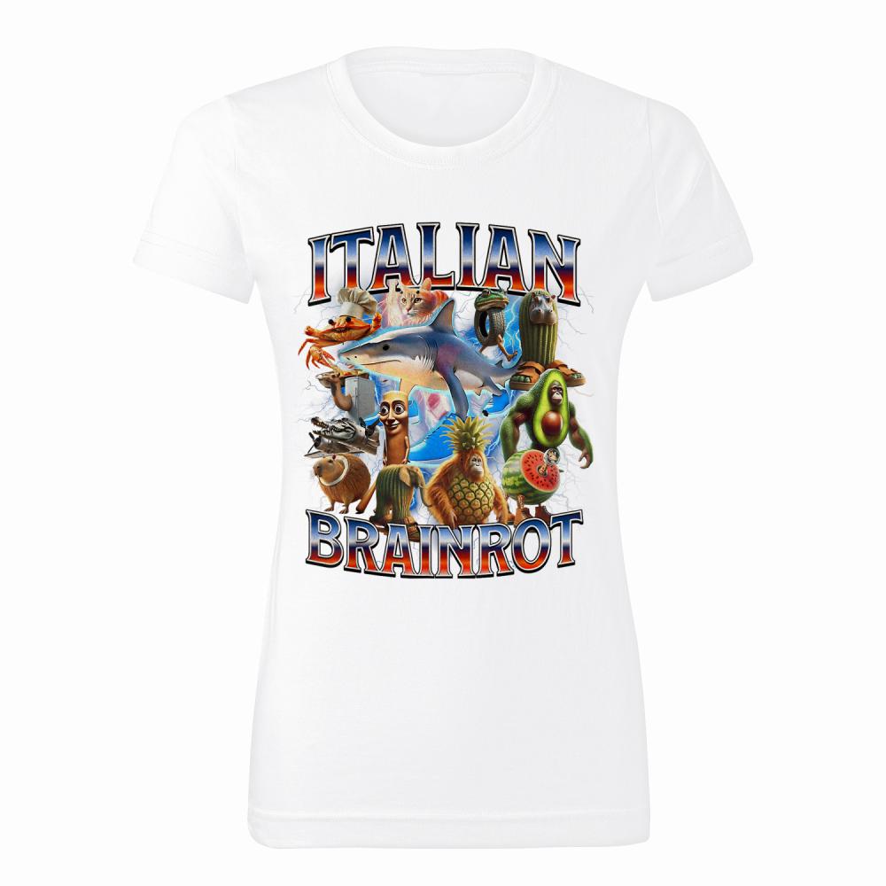 Italian Brainrot 3 koszulka damska