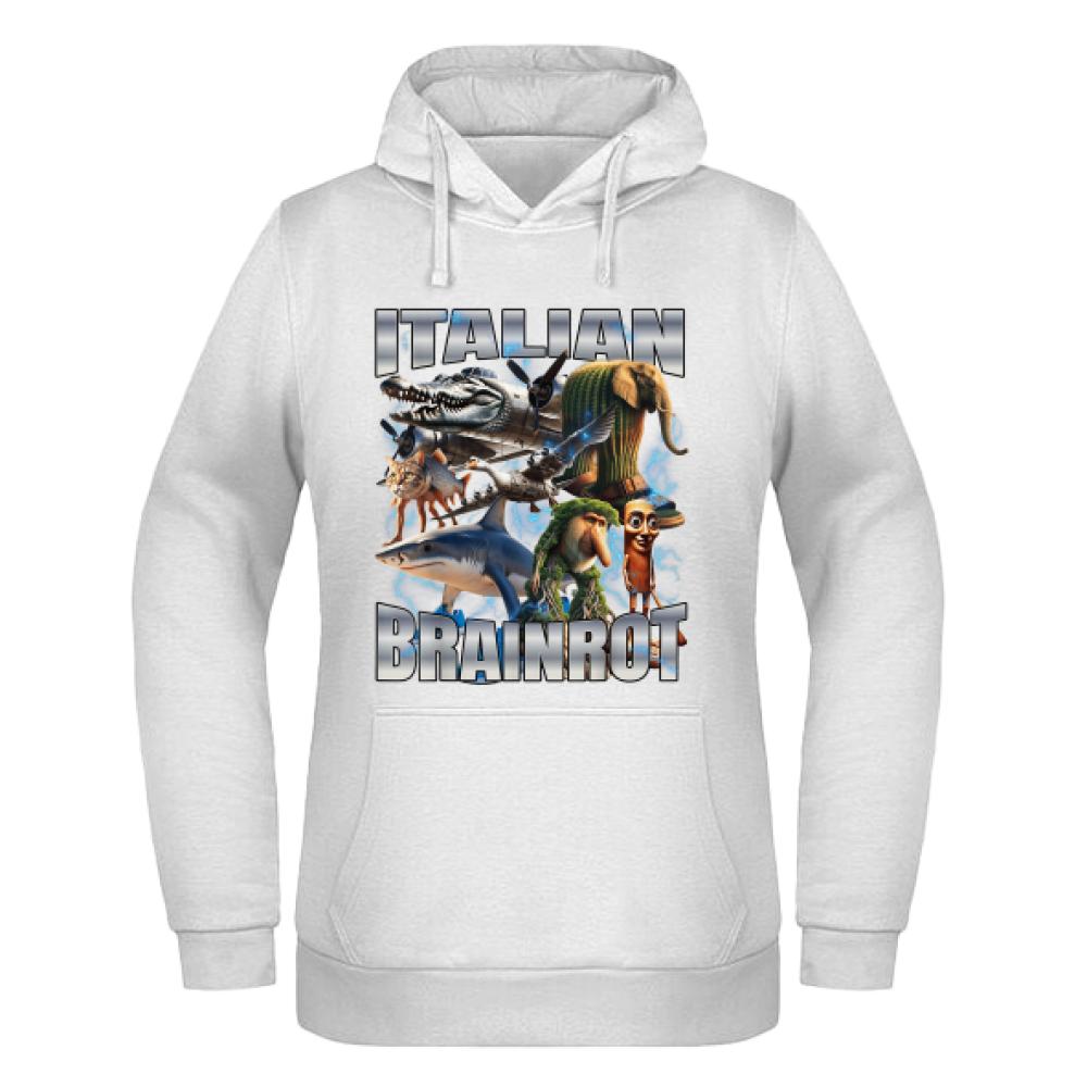 Italian Brainrot 4 bluza damska z kapturem