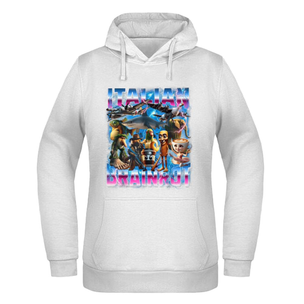 Italian Brainrot 6 bluza damska z kapturem